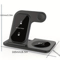 شاحن لاسلكي سريع 3 في 1 لهواتف iPhone وأجهزة Apple
